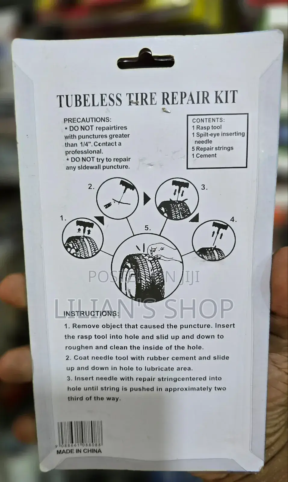 Tubeless Tire Repair Kit
