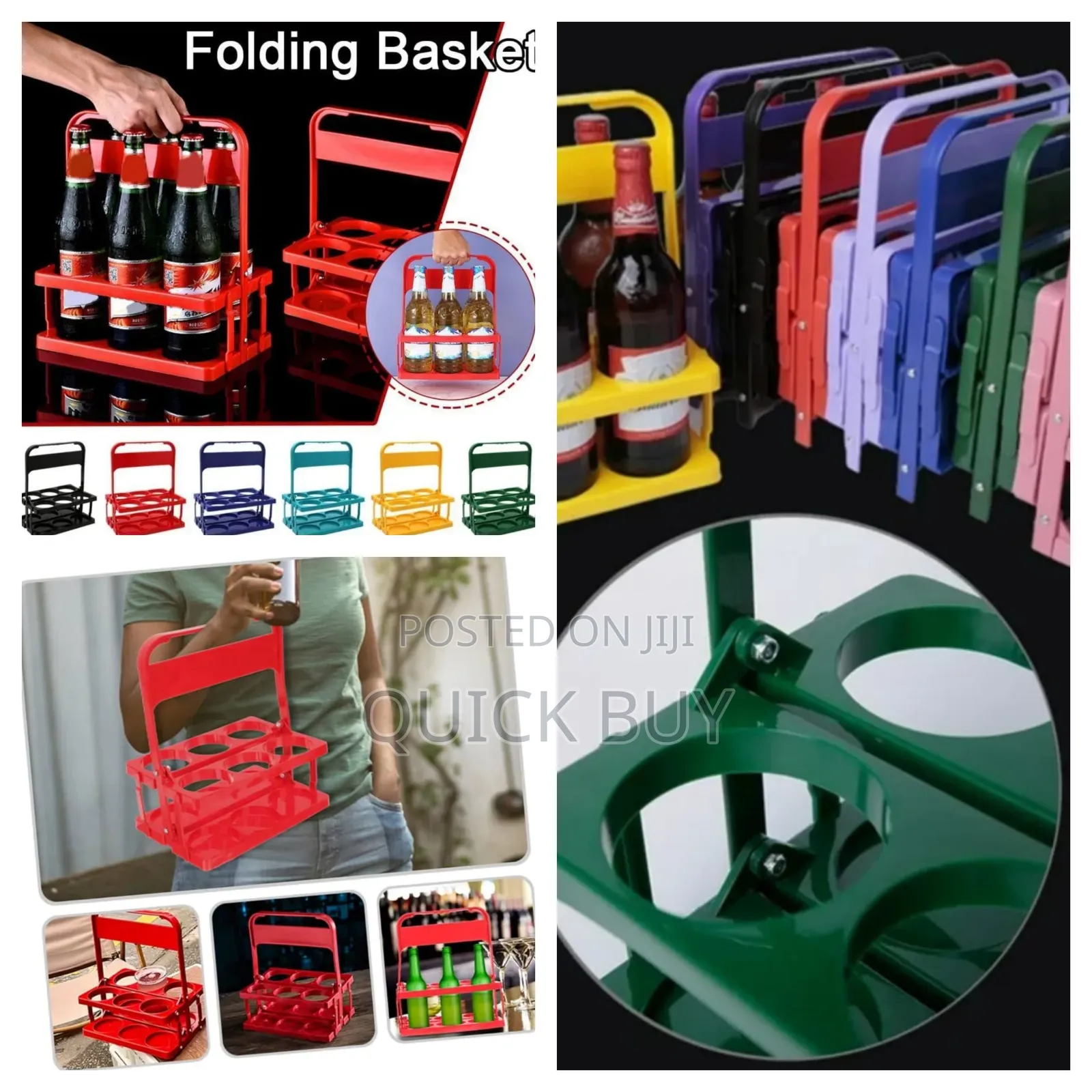 Portable Foldable Beer/ Soda Rack