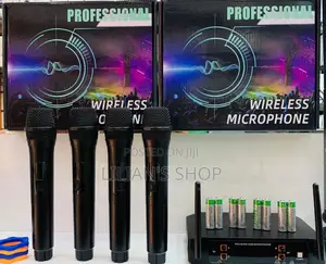 4 Pieces Wireless Professional Microphone