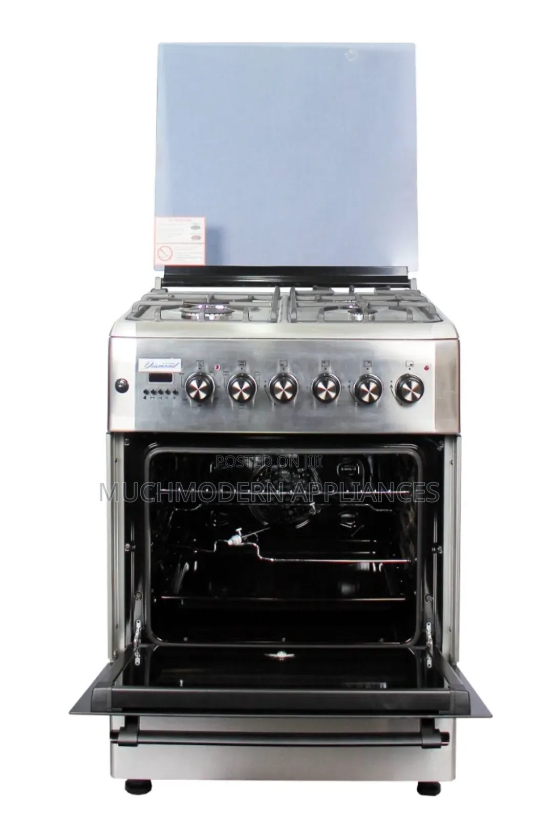 Blueflame Diamond Cooker, 60x60cm, 3 Gas 1electric Oven