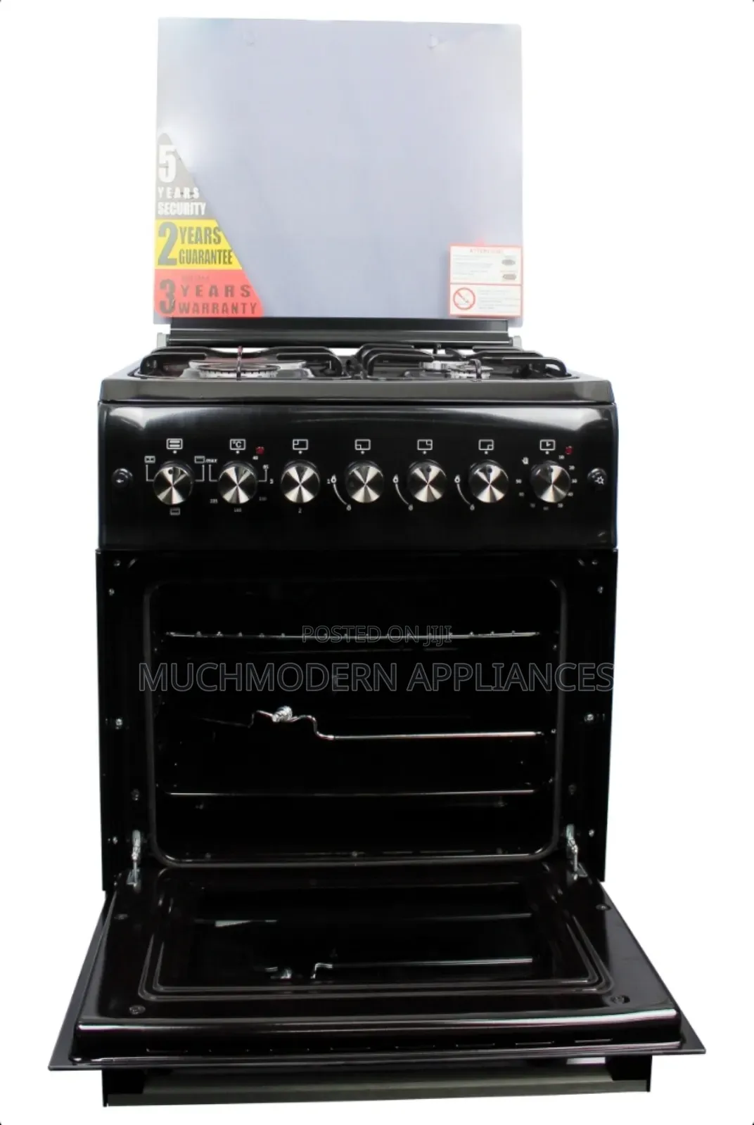 Blueflame Cooker 60x60cm 3 Gas 1electric Oven S6031EFRP–BC