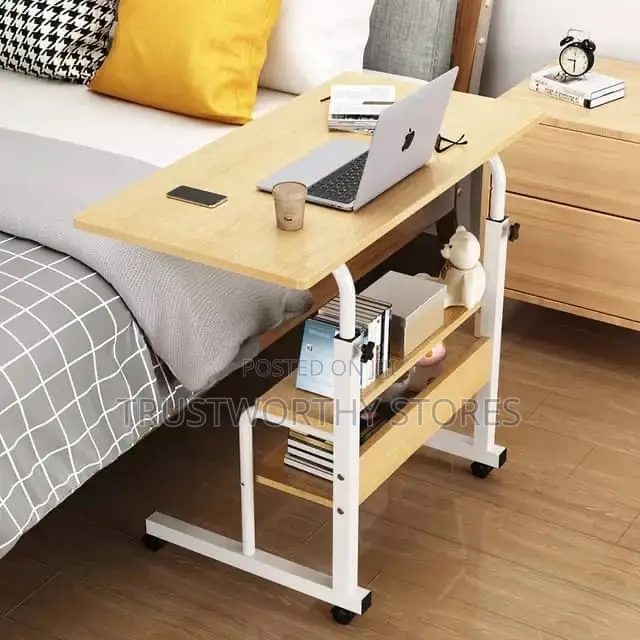 Adjustable Reading Table With Shelves