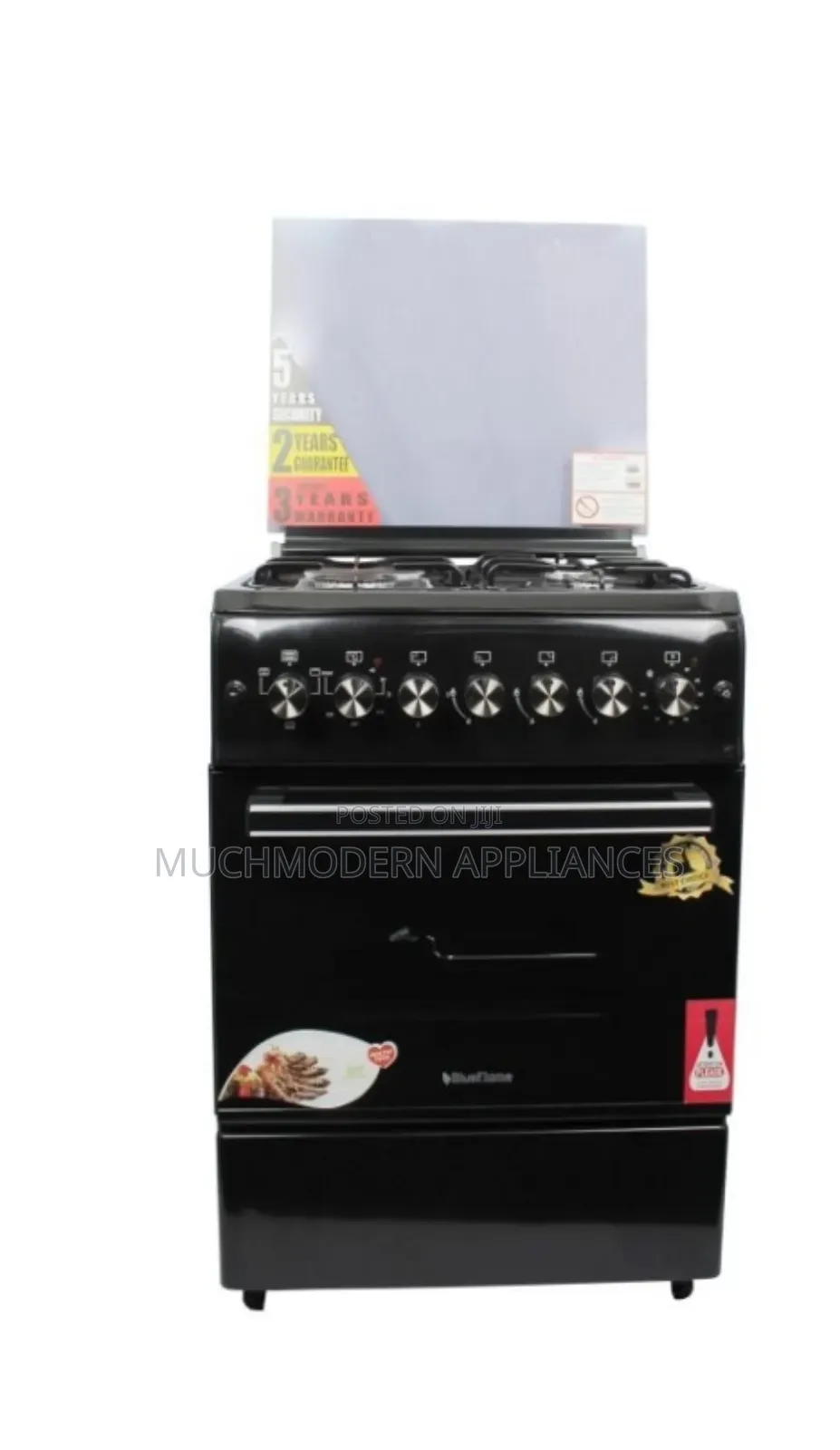 Blueflame Cooker, 60x60cm, 3 Gas + 1 Electric S6031EFRP – B