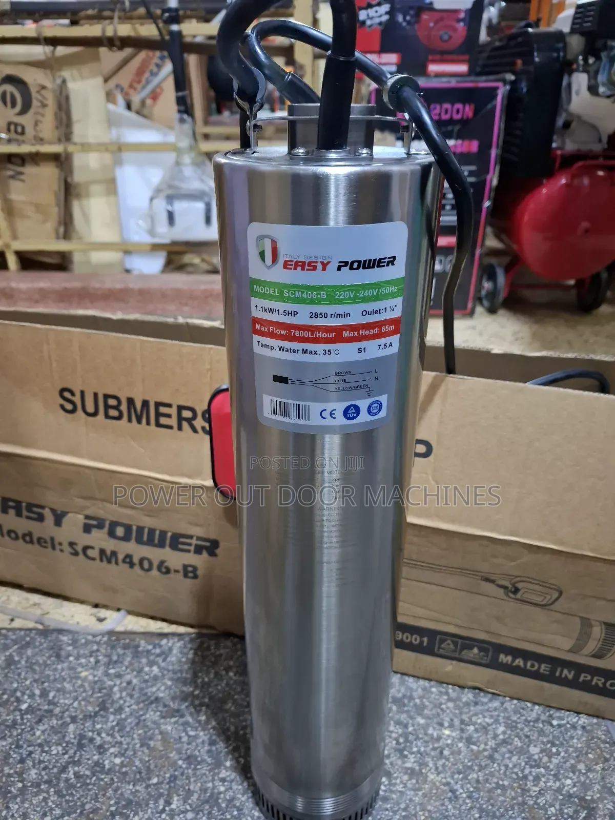 65 Meters / 200 Feet Deep Well Italy Submersible Pump
