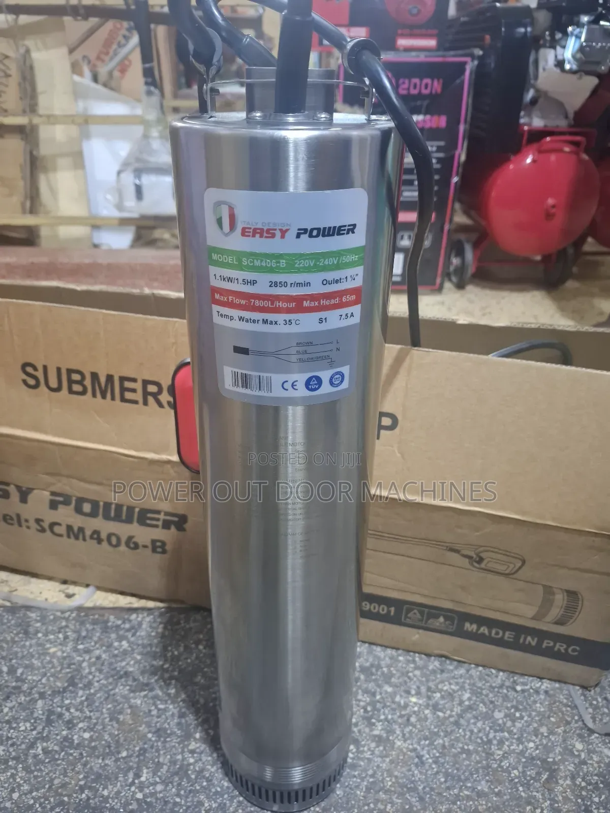 65 Meters / 200 Feet Deep Well Italy Submersible Pump
