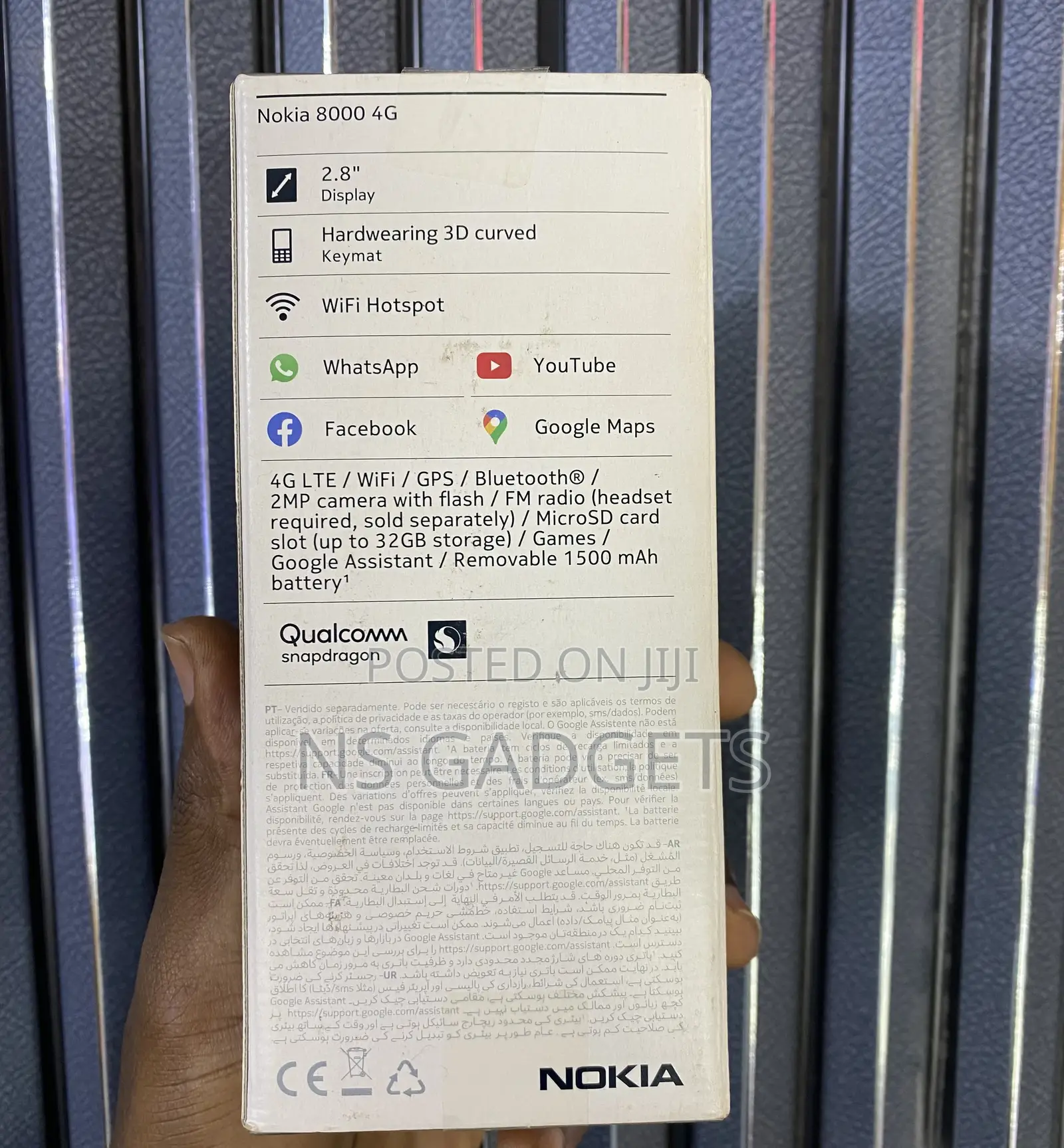 New Nokia 8000 4G 4 GB White