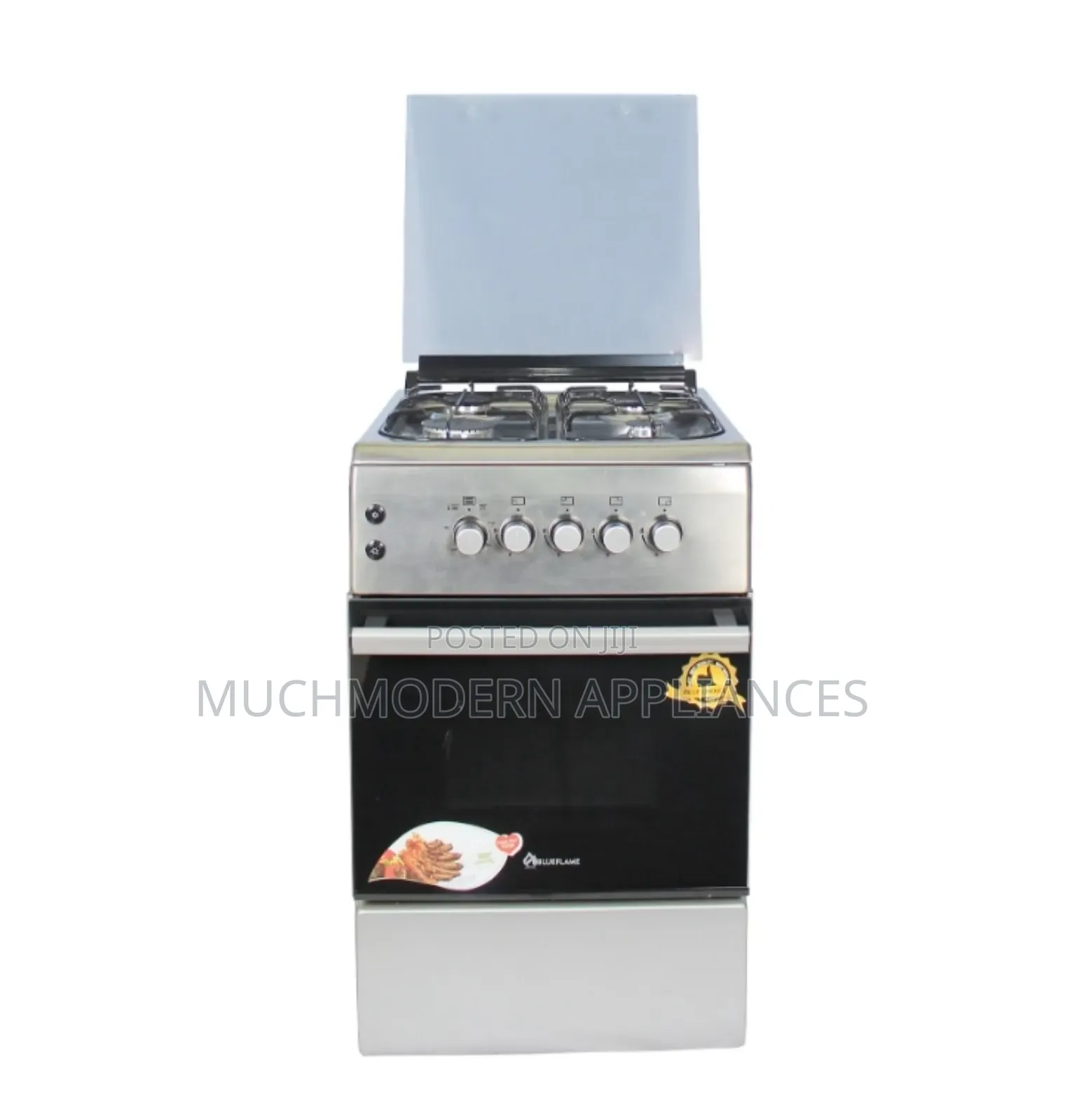 Blueflame Cooker, 50x60cm 4 Gas With Gas Oven, NL6040G