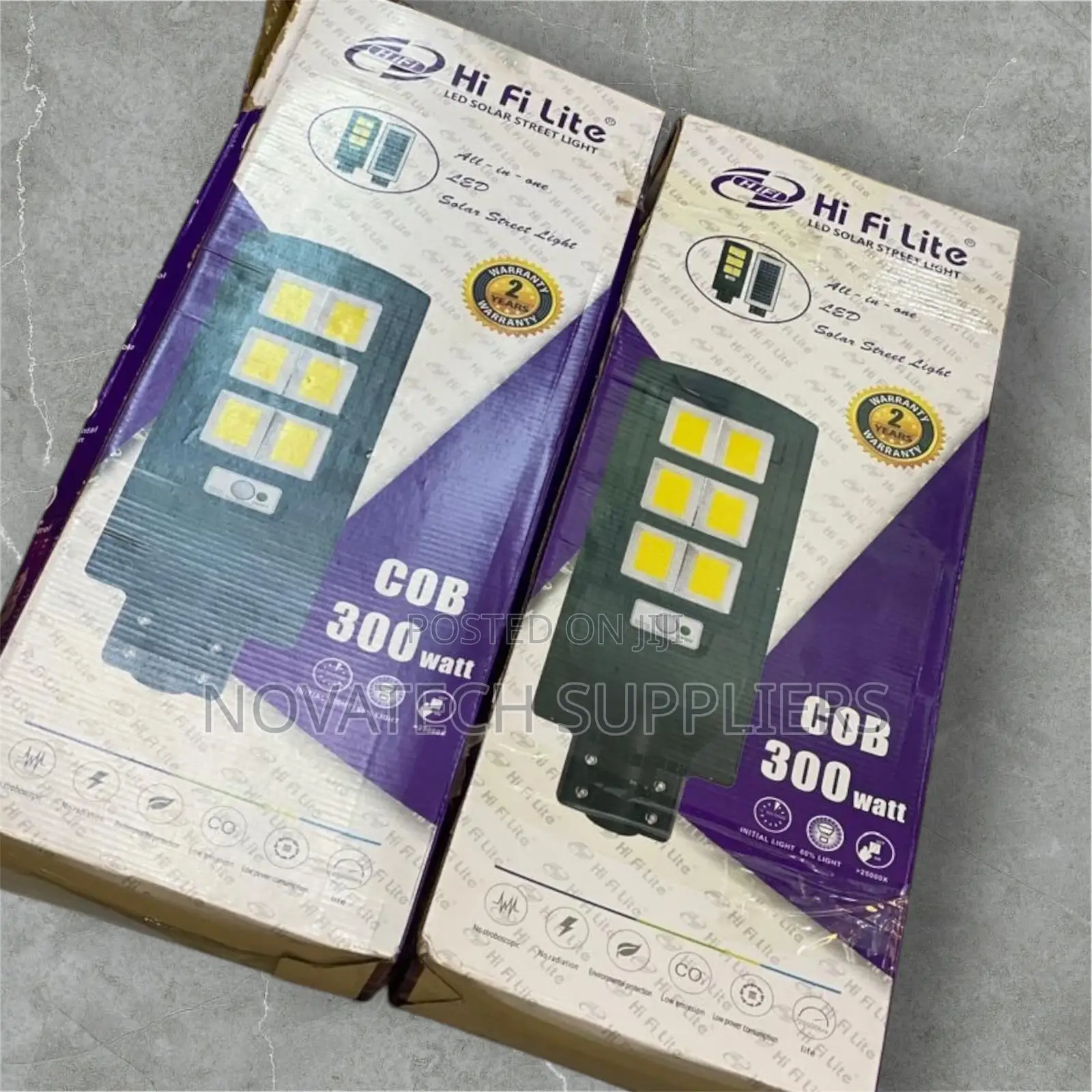 300W LED Solar Street Lights Hi Fi Calendra