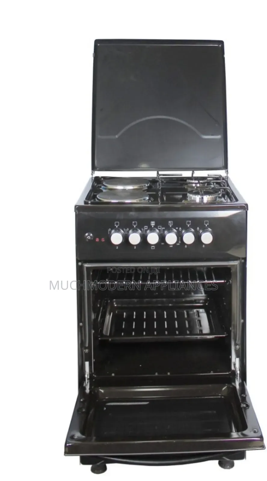 Blueflame Cooker 50x50cm 2gas + 2 Electric Oven C5022E– B