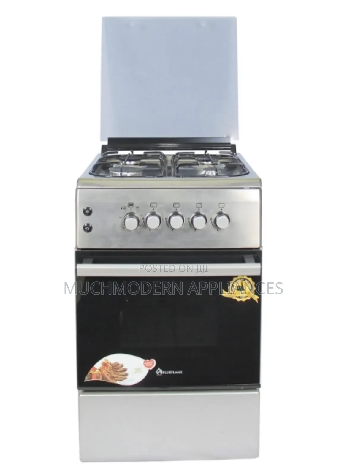 Blueflame 50x60cm Full Gas Cooker, Gas Oven Stainless Steel