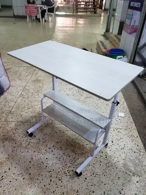 Adjustable Reading Table With Shelves