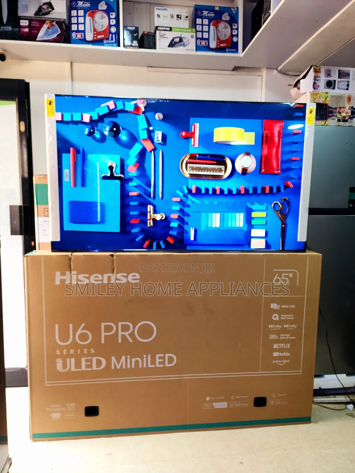Hisense 65inches U6 PRO Miniled Vidaa Tv