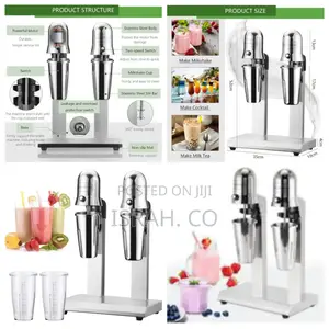 Mixer 300W Steel Milkshake Machine Commercial Drink Mixer