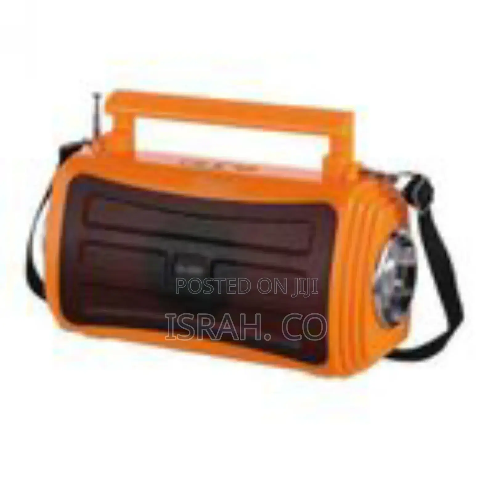 Portable Mini Speaker USB TF AUX FM DC5V Solar Glass - Black