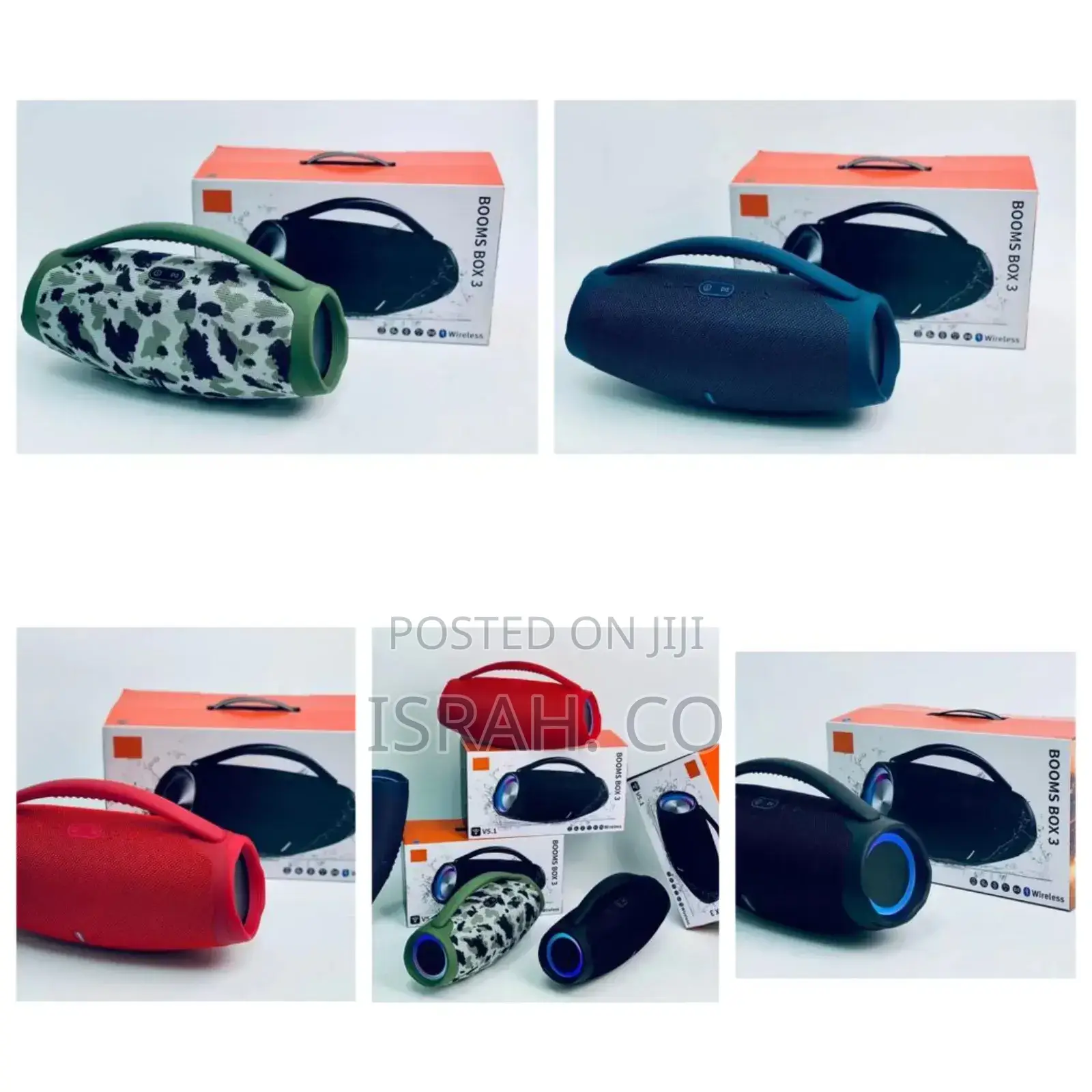 Bluetooth Speaker Music Center Portable RGB Light Effect