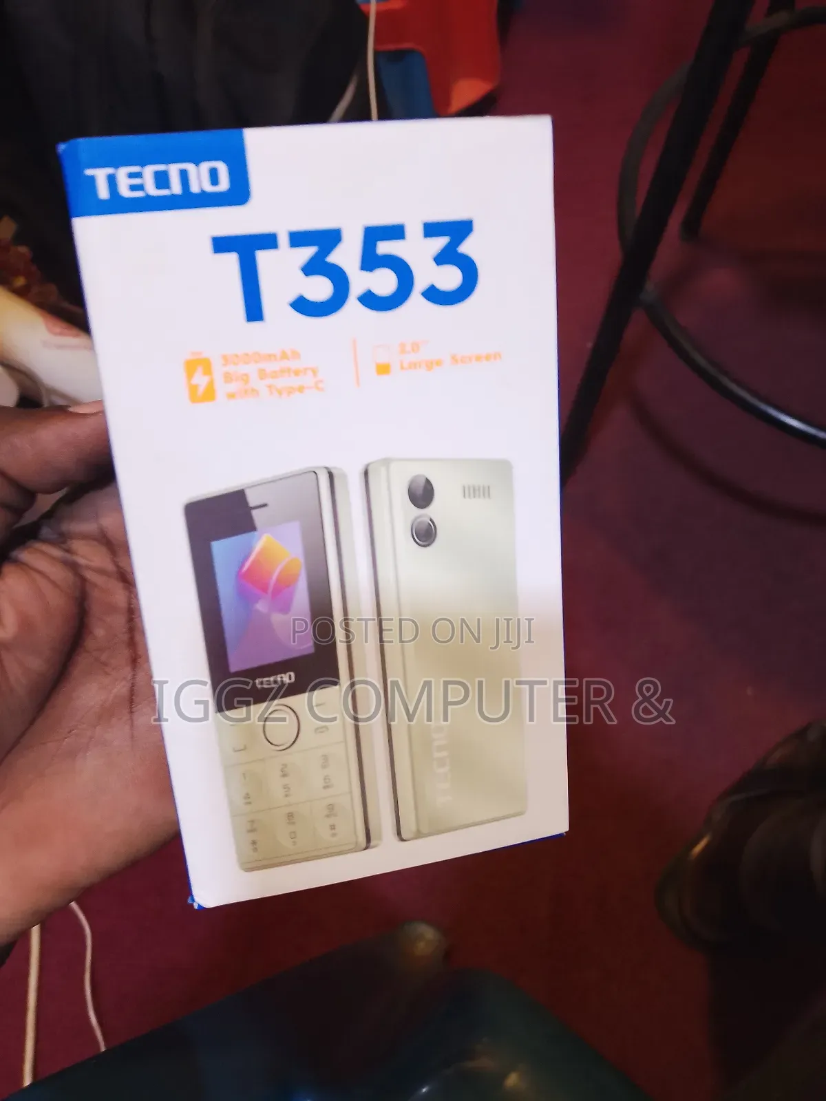 New Tecno T352 Black