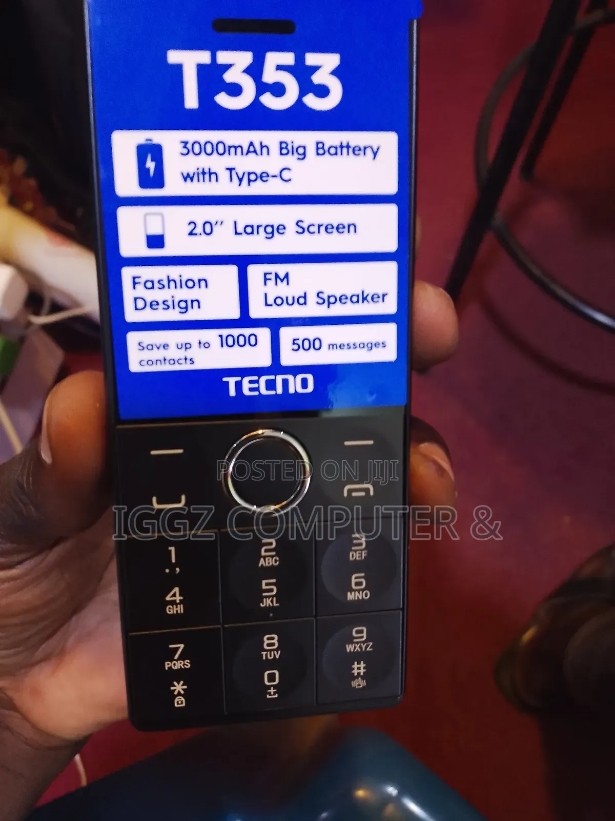 New Tecno T352 Black
