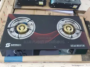 SAYONA Double Gas Burners/Stoves \\ Ceramic Glass \\ SB-208.