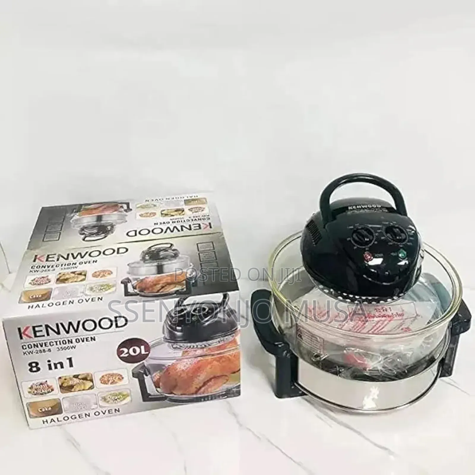 Kenwood Halogen Oven Turbo Kw-288-8 | 20l 8-in-1 3500w Multi