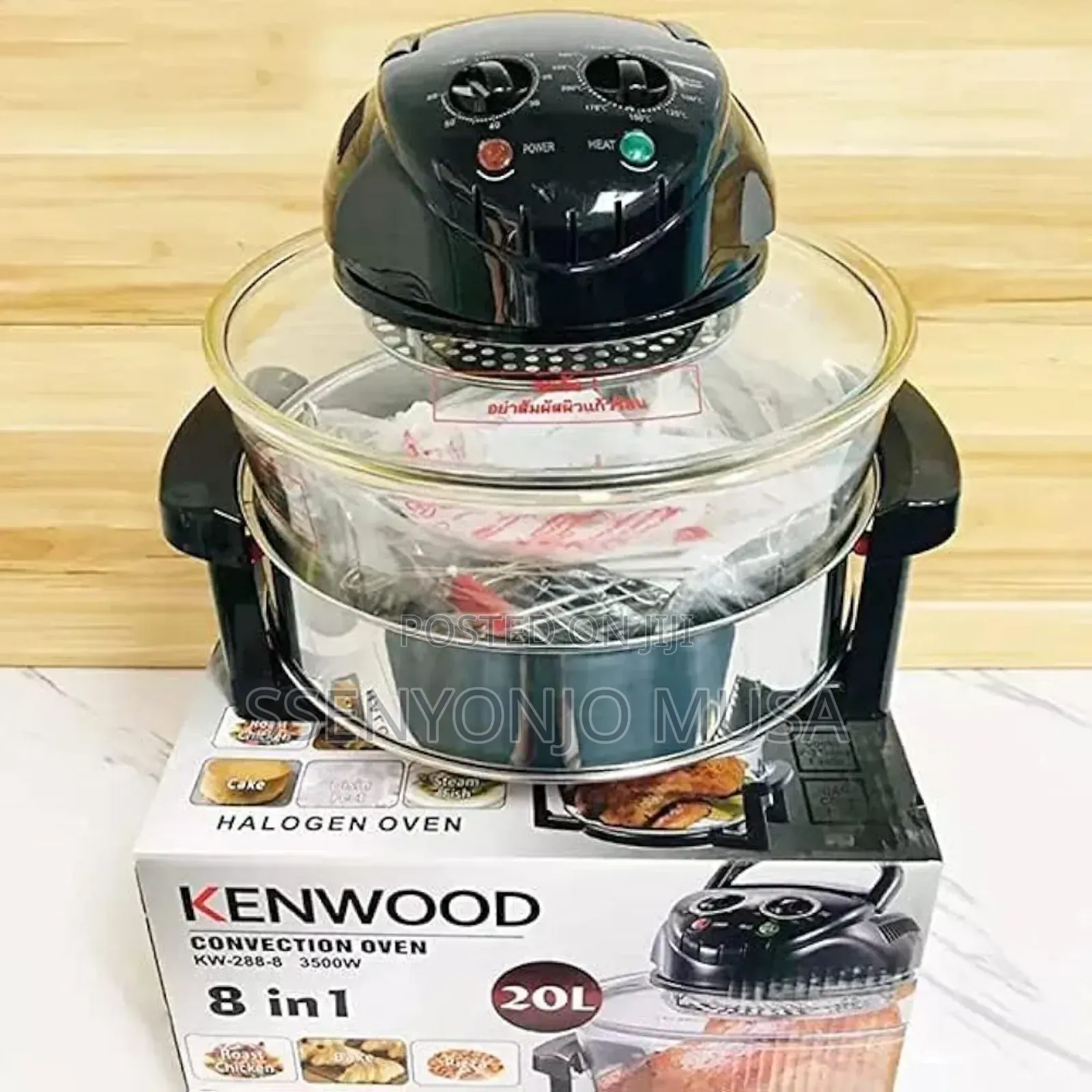 Kenwood 20l Halogen Oven Kw-288-8 |8-in-1 Multi Cooker 3500w
