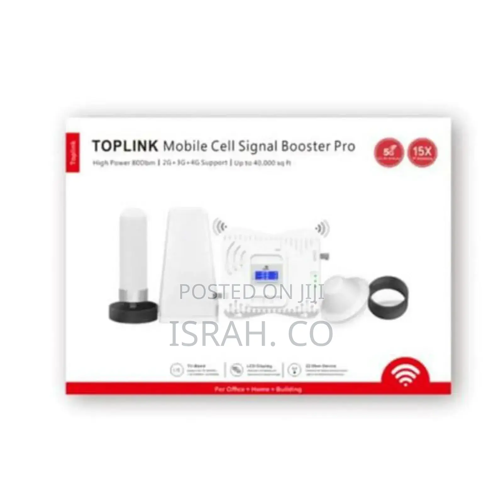 TOPLINK Mobile Cell Phone Amplifier Triband Booster Pro CSB1