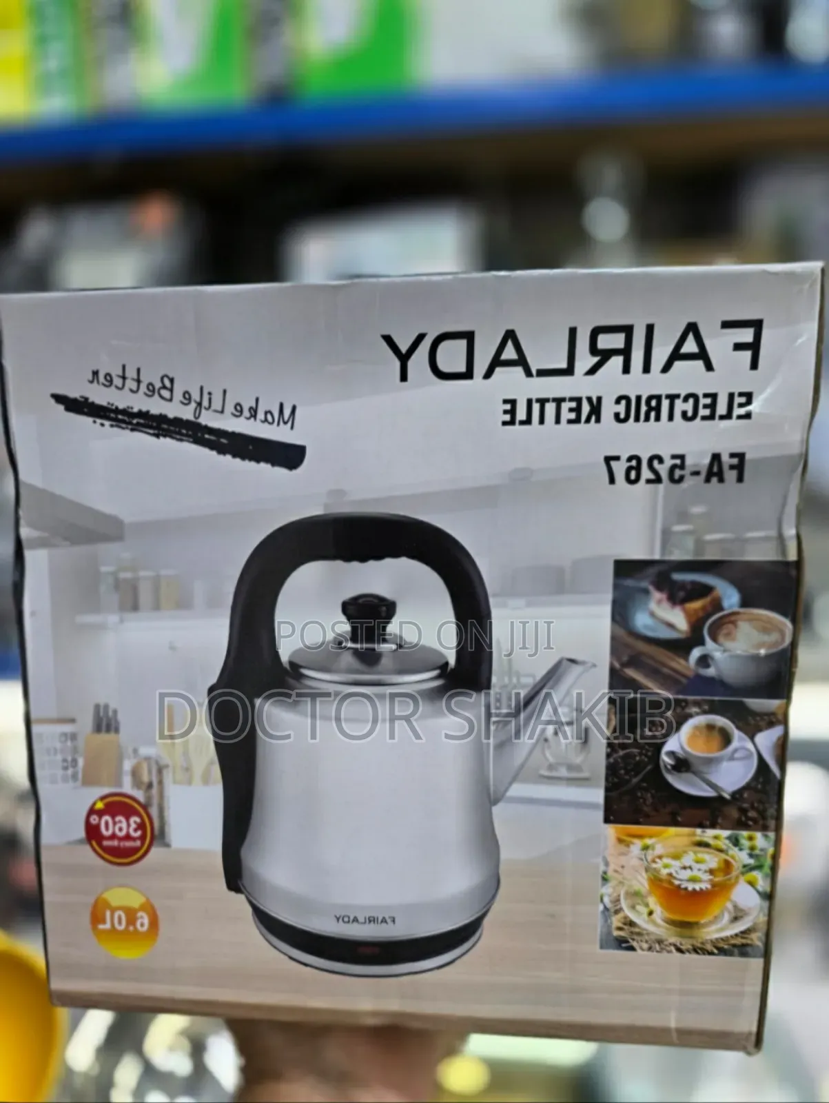 Quality Fair Lady Stainless Steel Electric Kettle