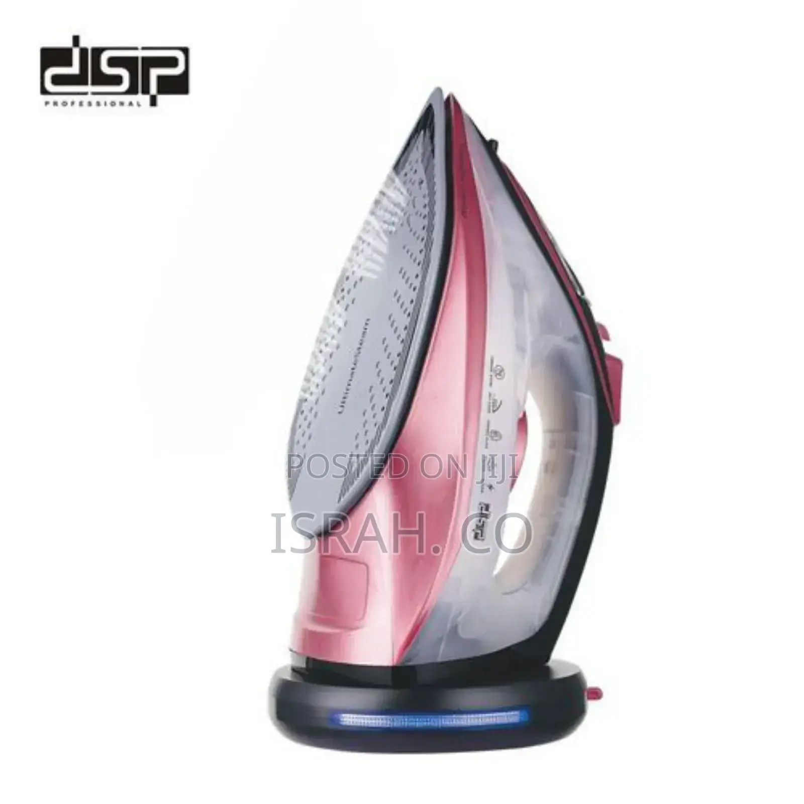DSP Quick Ironing Smooth Traceless Ponegranate Red Steamiron