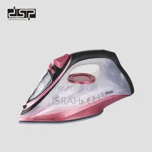 DSP Quick Ironing Smooth Traceless Ponegranate Red Steamiron