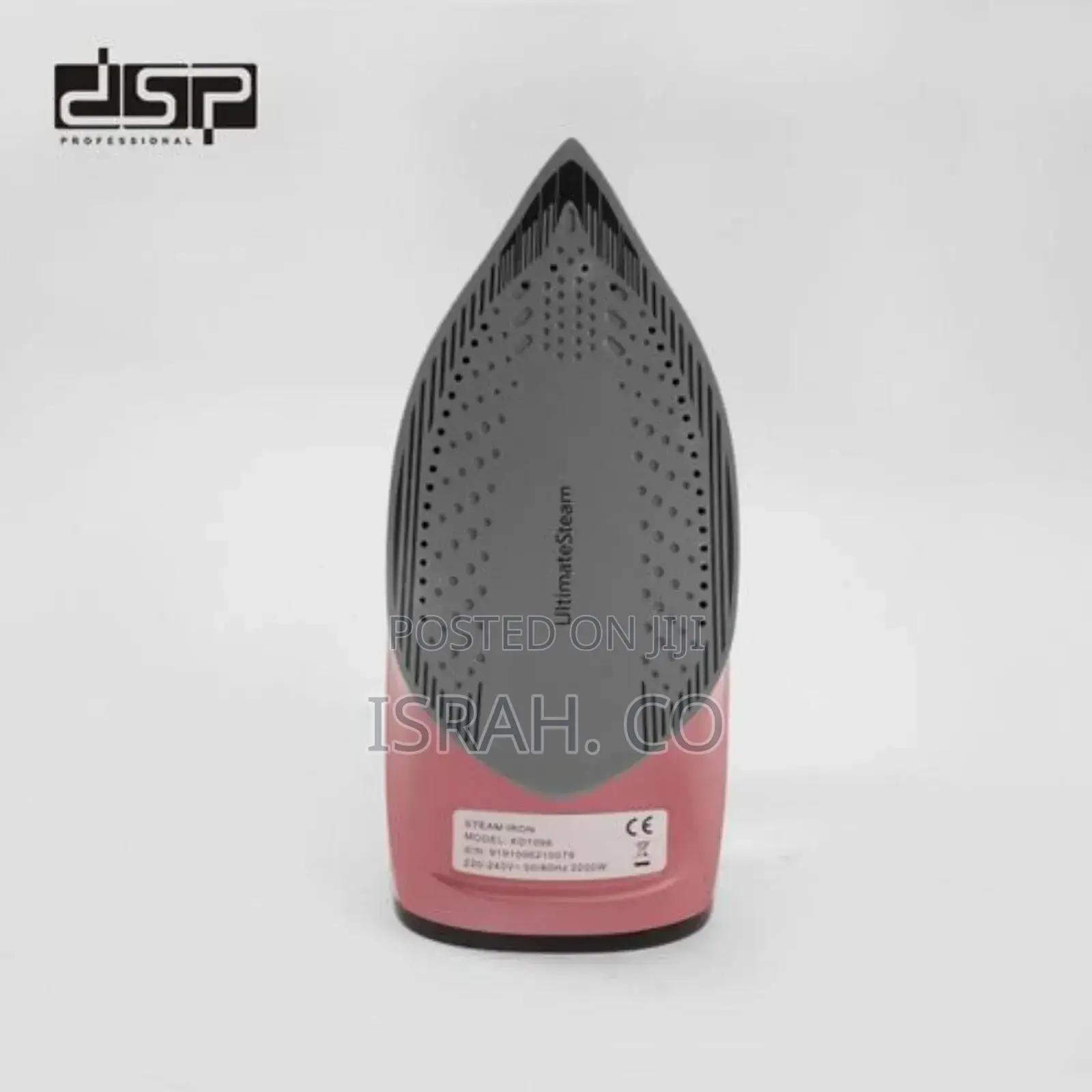 DSP Quick Ironing Smooth Traceless Ponegranate Red Steamiron