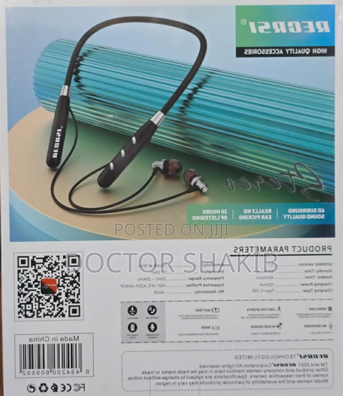 High-Quality Wireless Headphones/Sports Hanging Neck
