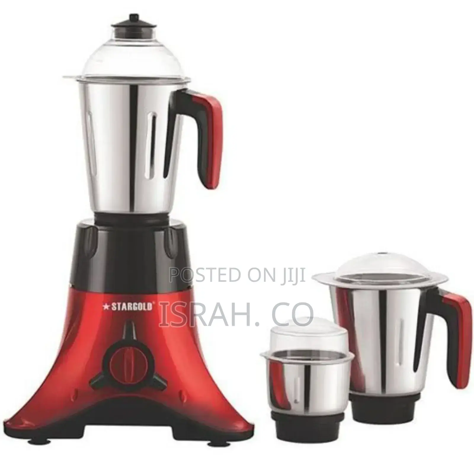 Zaiba 3-in-1 JET 3 Jars Mixer Grinder Blender 1.5L 550W