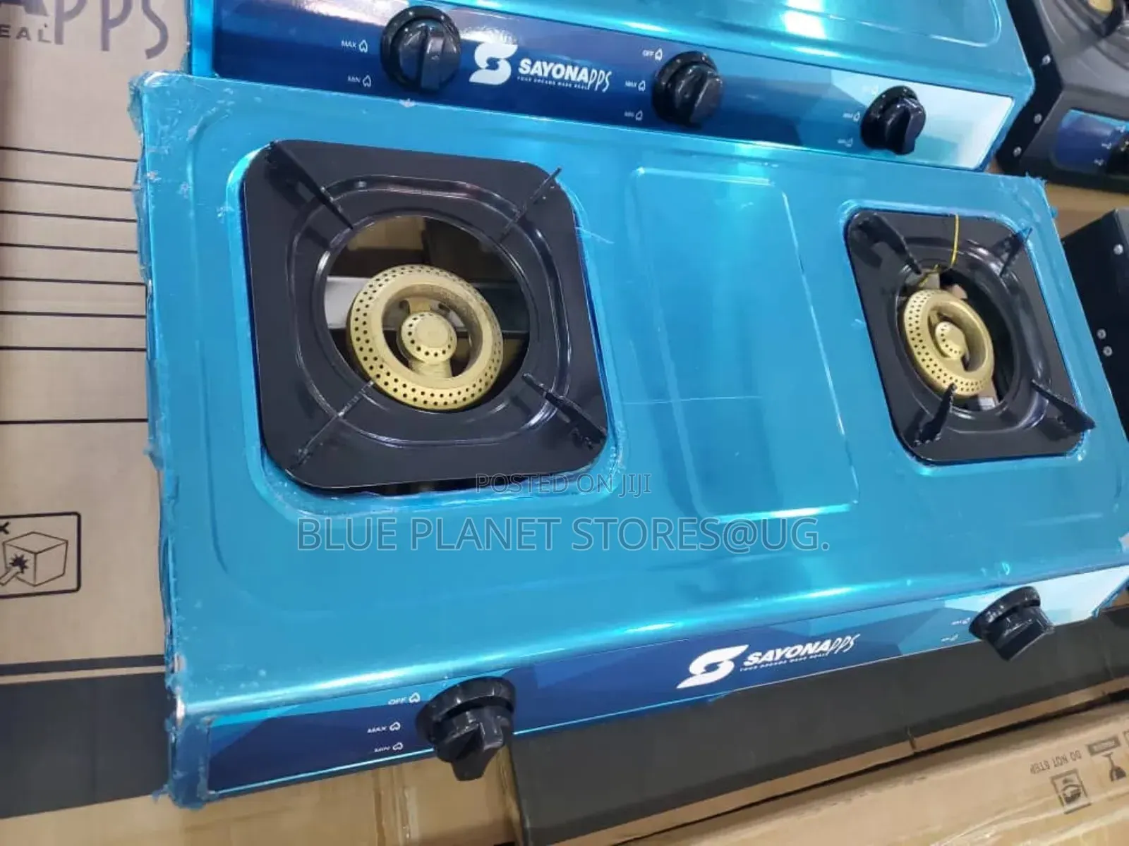 SAYONA Double Gas Burners/Stoves \\ STAINLESS STEEL.