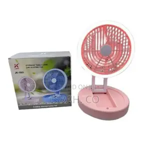 Portable Storage Table Lamp Circulating Fan USB Rechargeable