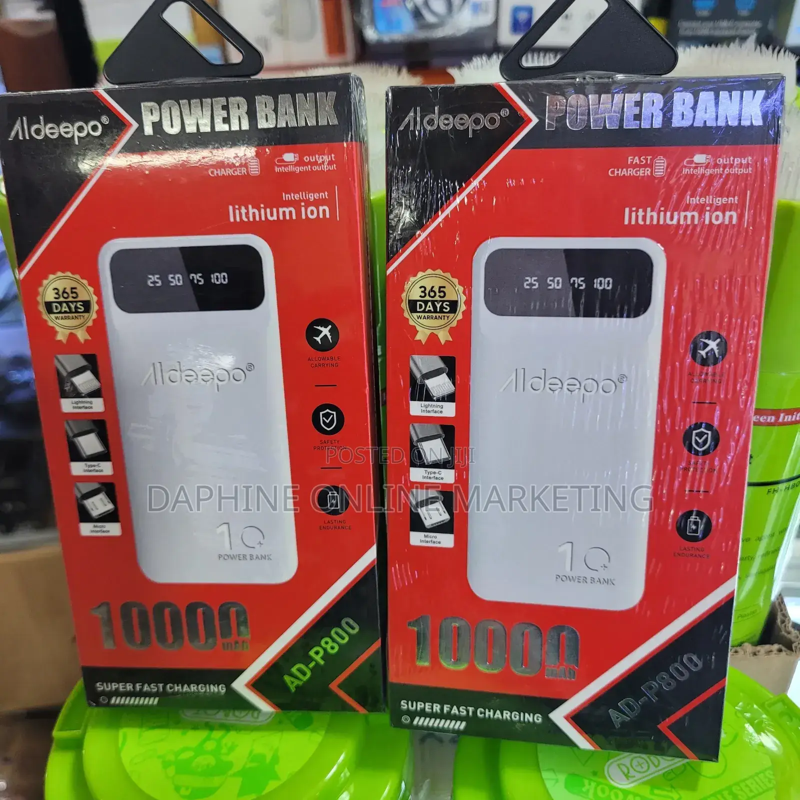 Slim 10000mah Power Bank/Super Fast-Charging 10000mah