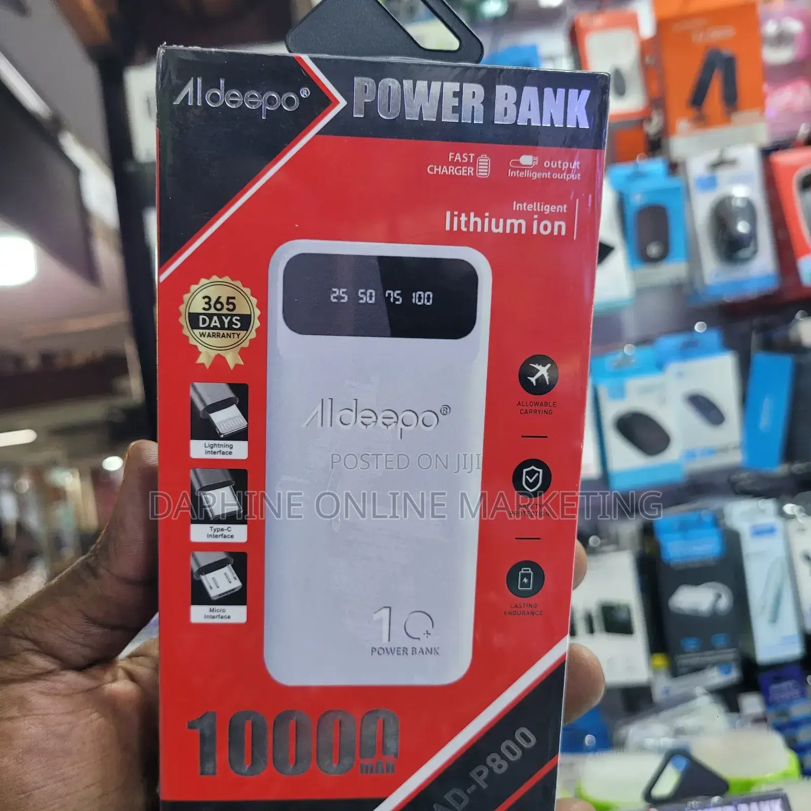 Slim 10000mah Power Bank/Super Fast-Charging 10000mah