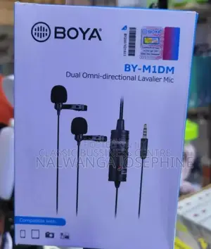 Boya Dual Omni_directional Lavalier Mic