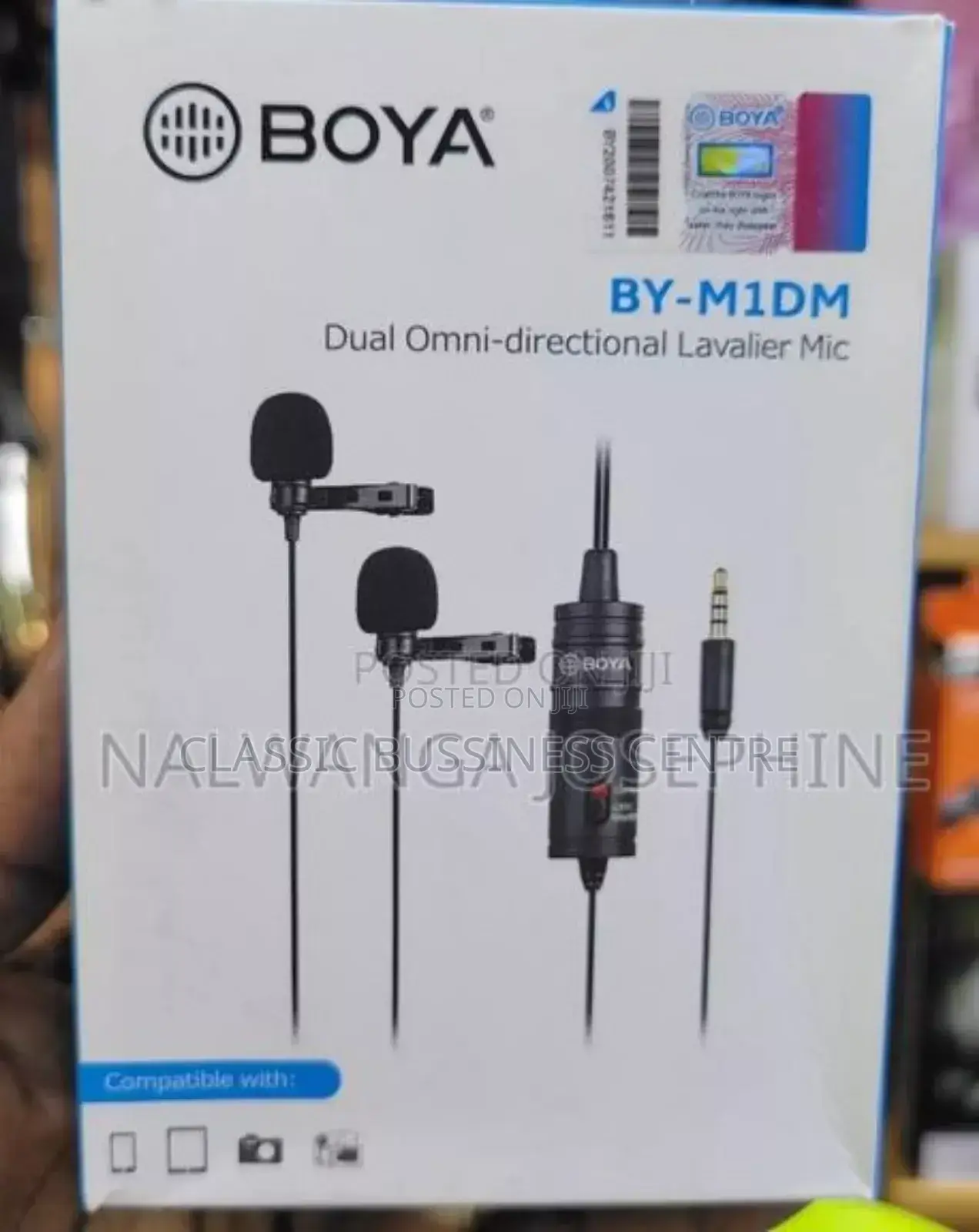 Boya Dual Omni_directional Lavalier Mic