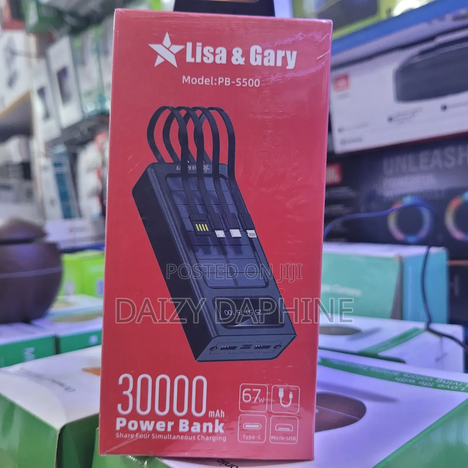 30000mah Solar Power Bank/67w Lisa Gary Powerbank