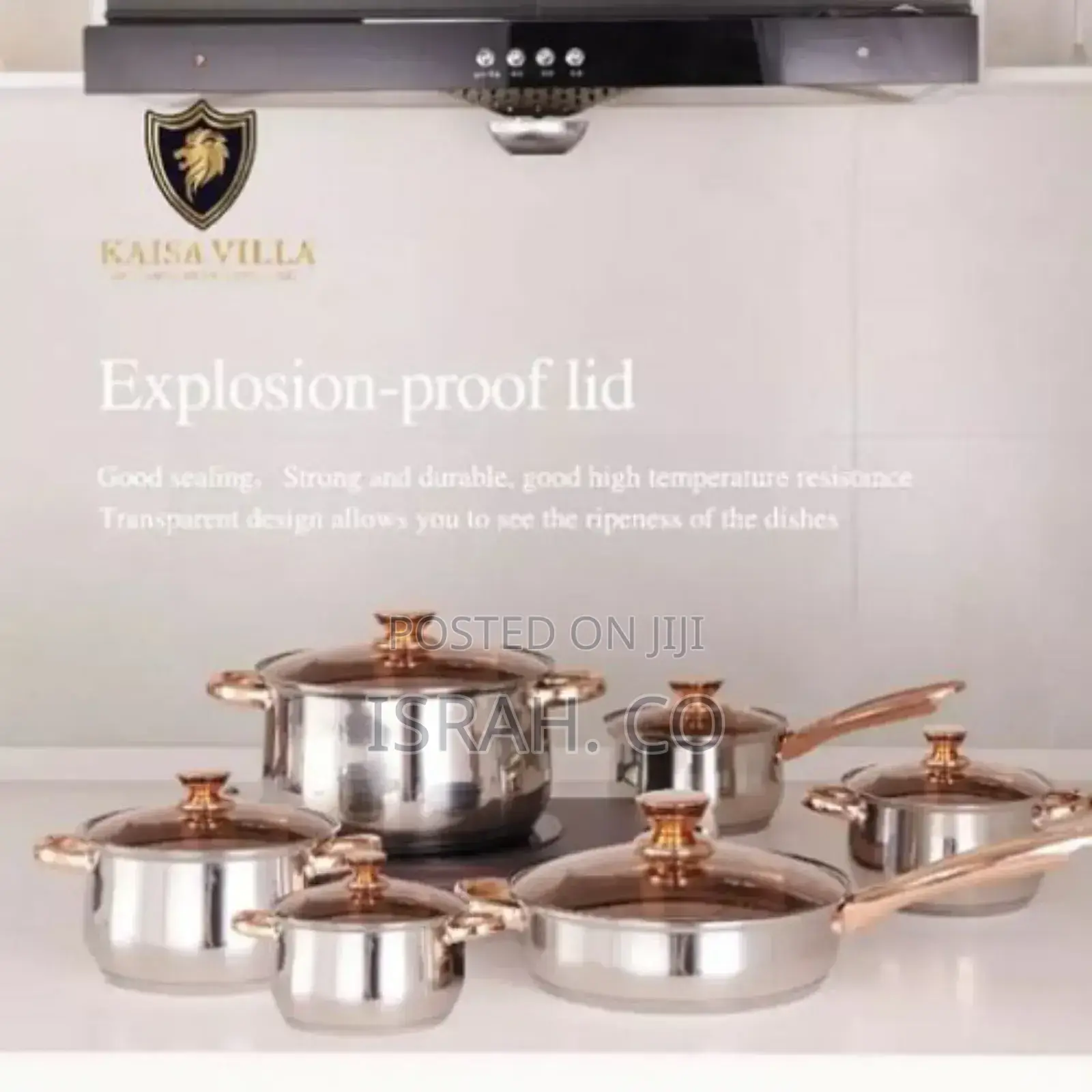 12 Pieces Heavy Stainless Steel Saucepans/Cookware Pots