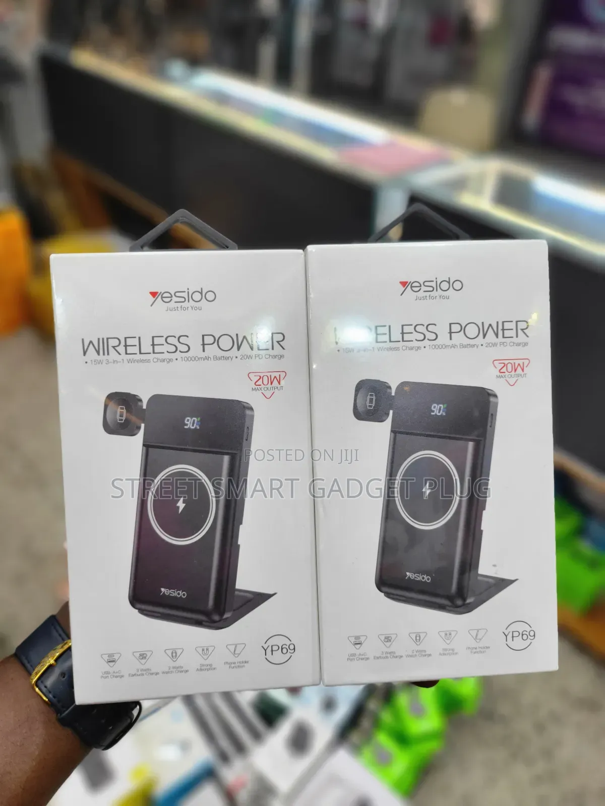 Yesido 20watts Wiress Power Bank (Yp69)