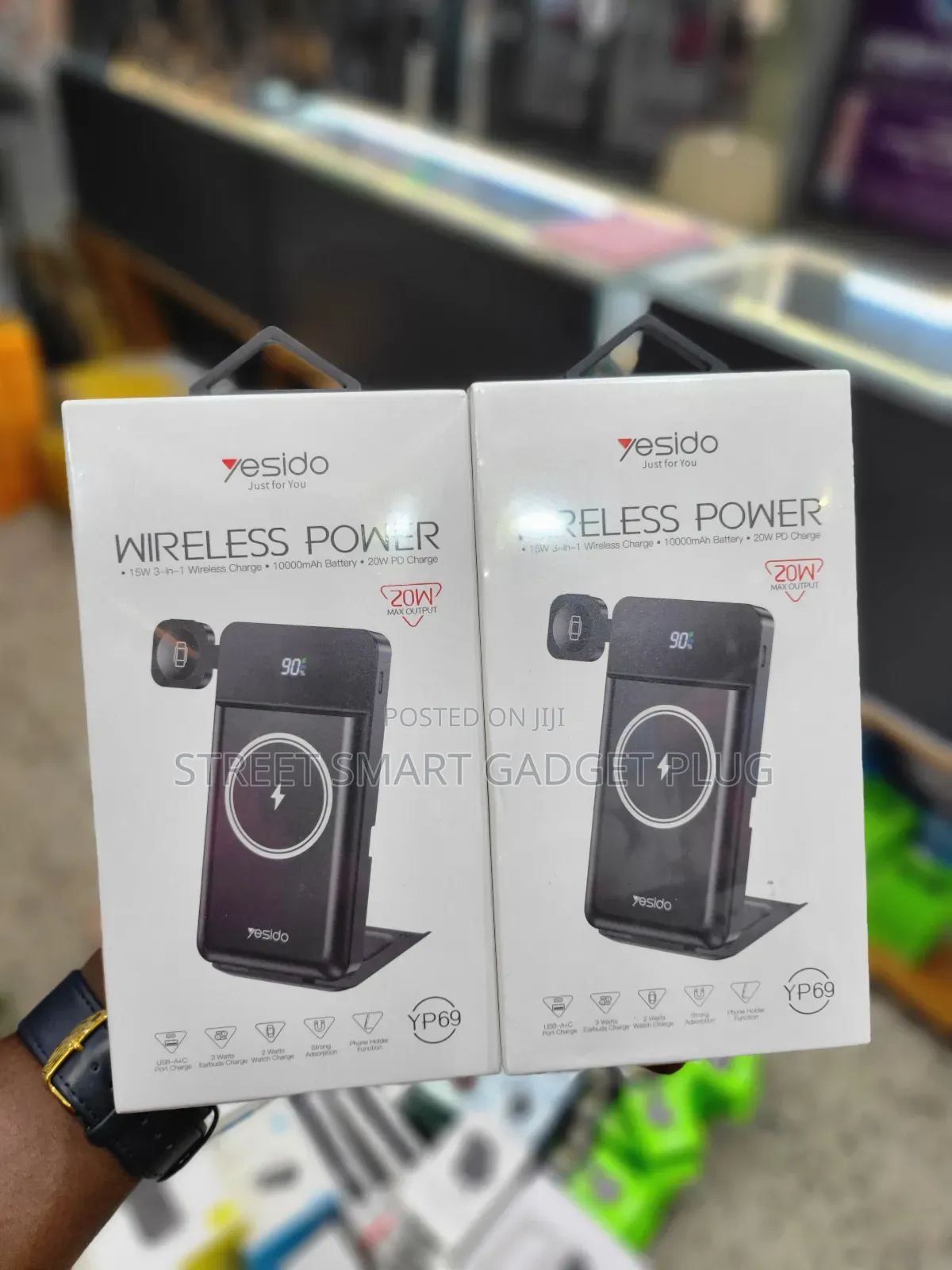 Yesido 20watts Wiress Power Bank (Yp69)