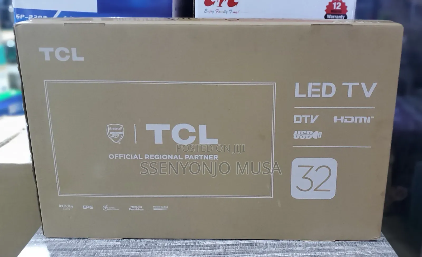 TCL 32" FHD Led Tv | Free to Air Decoder, Satellite Tuner-
