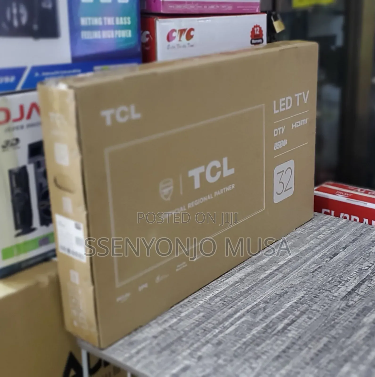 TCL 32" FHD Led Tv | Free to Air Decoder, Satellite Tuner-