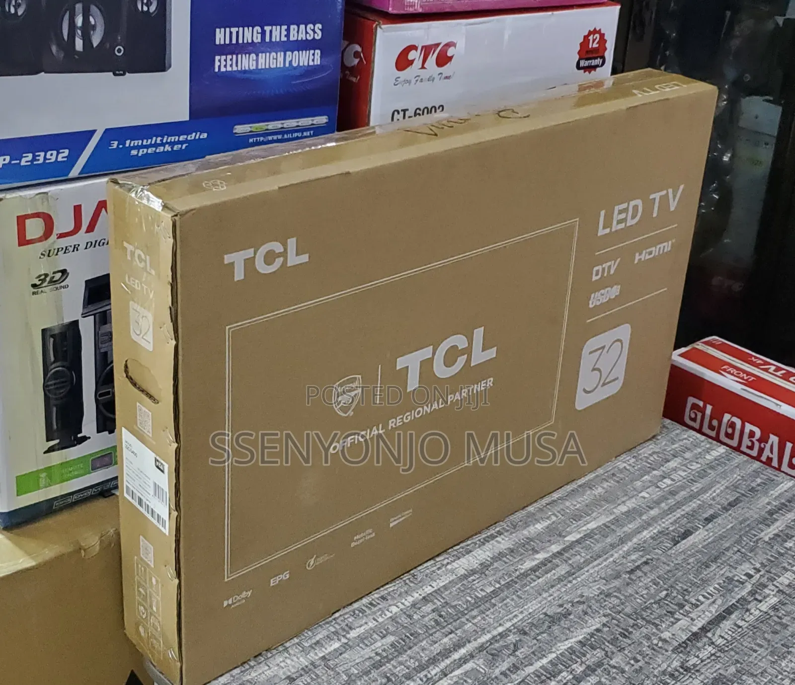 TCL 32 Inches FHD Led Tv Digital | Built-in Freeview, Satellite Tuner