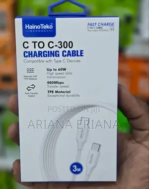 Photo - Haino Teko C To C 300 Charging Cable