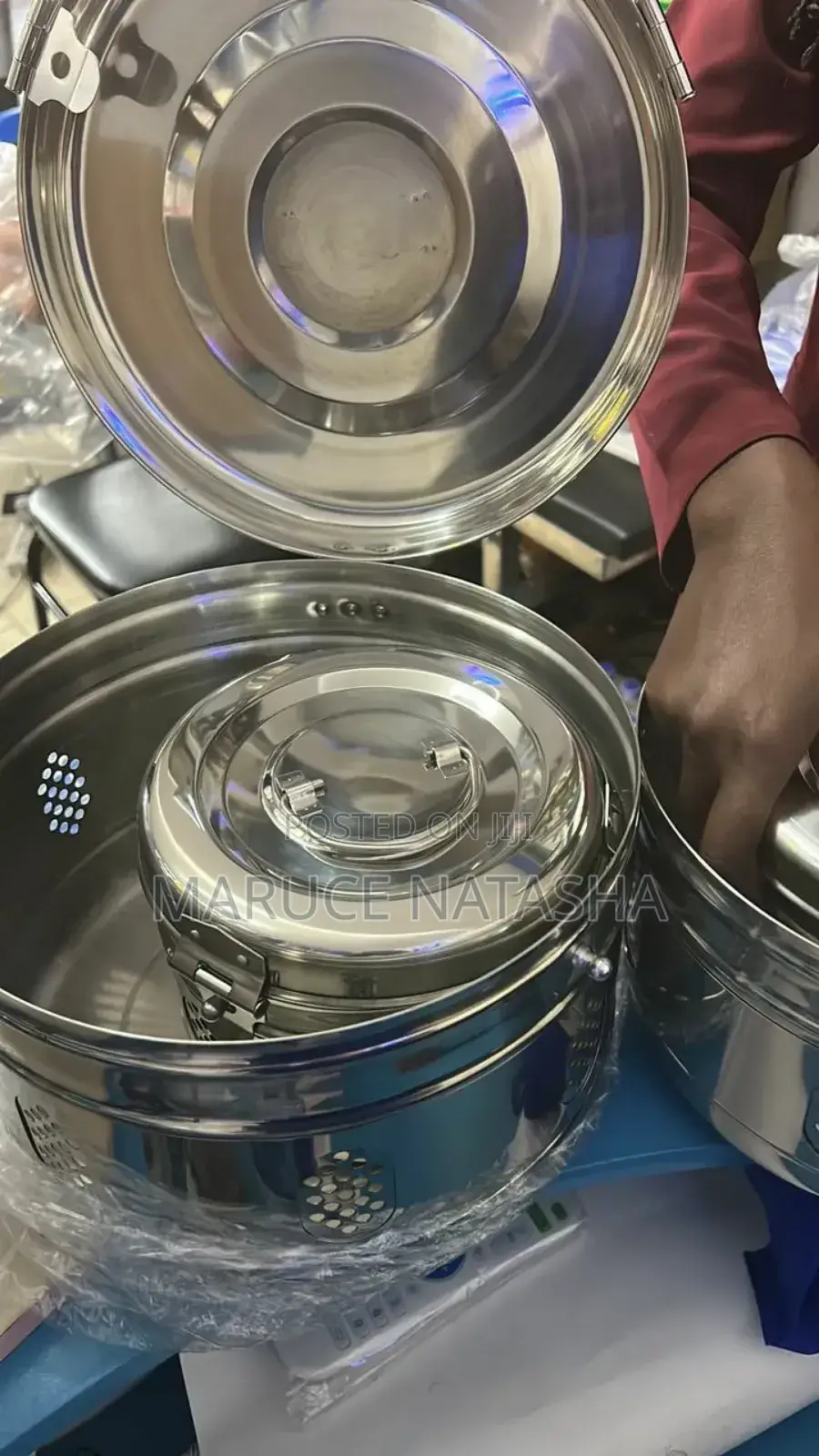 Medium Sterilizing Drums(Size 23cm)