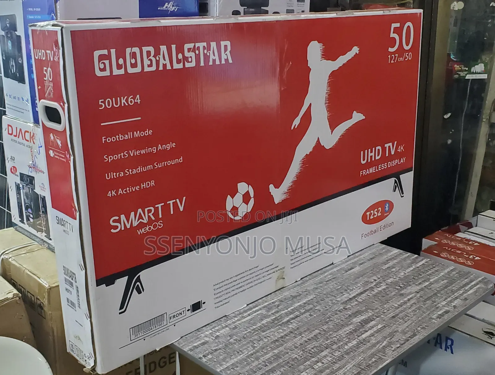 Globalstar 50" Uhd Smart Tv | Djack 50uk64, Webos,Active-