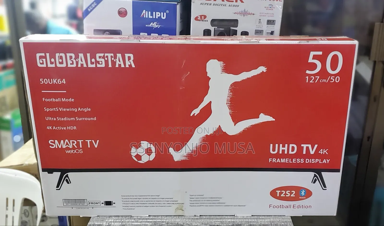 Globalstar 50" Uhd Smart Tv | Djack 50uk64, Webos,Active-