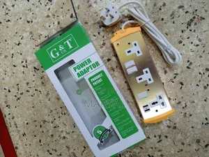 G T 3-Way Power Extension With 2 Charging Ports