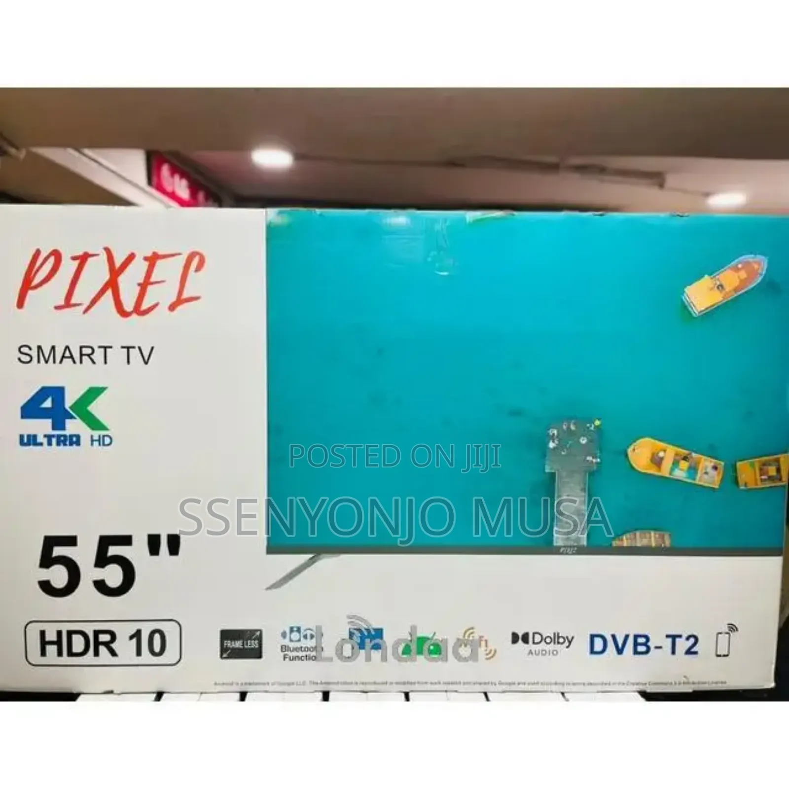 Pixel 55" QLED Android Smart TV |HDR, Wi-Fi,Voice Control